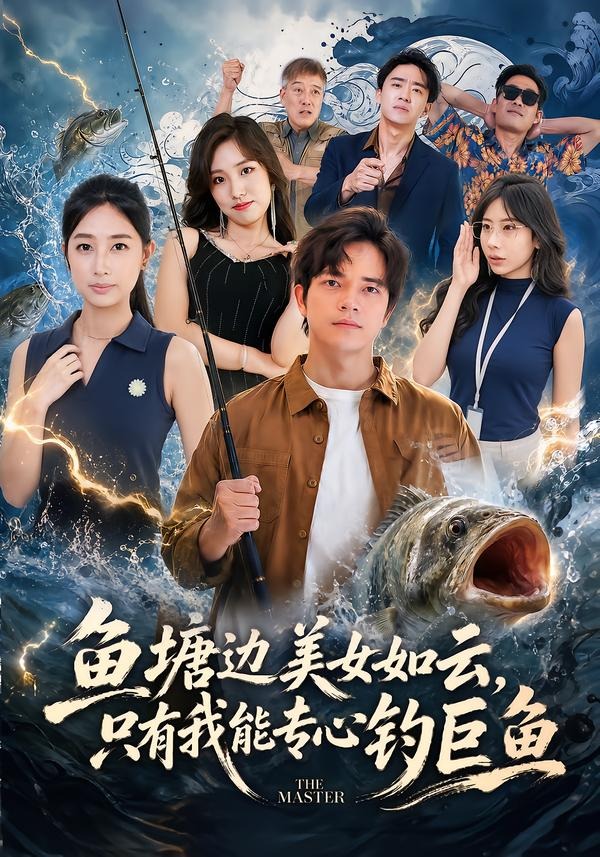 鱼塘边美女如云，只有我能专心钓巨鱼